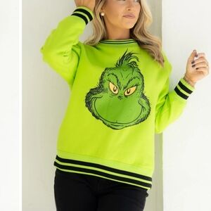 The Grinch Dr. Seuss Long Sleeve Women's Sweatshirt